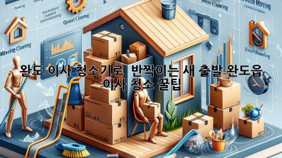 완도 이사, 청소기로 ✨ 반짝이는 새 출발! 완도읍 이사 청소 꿀팁 🏡